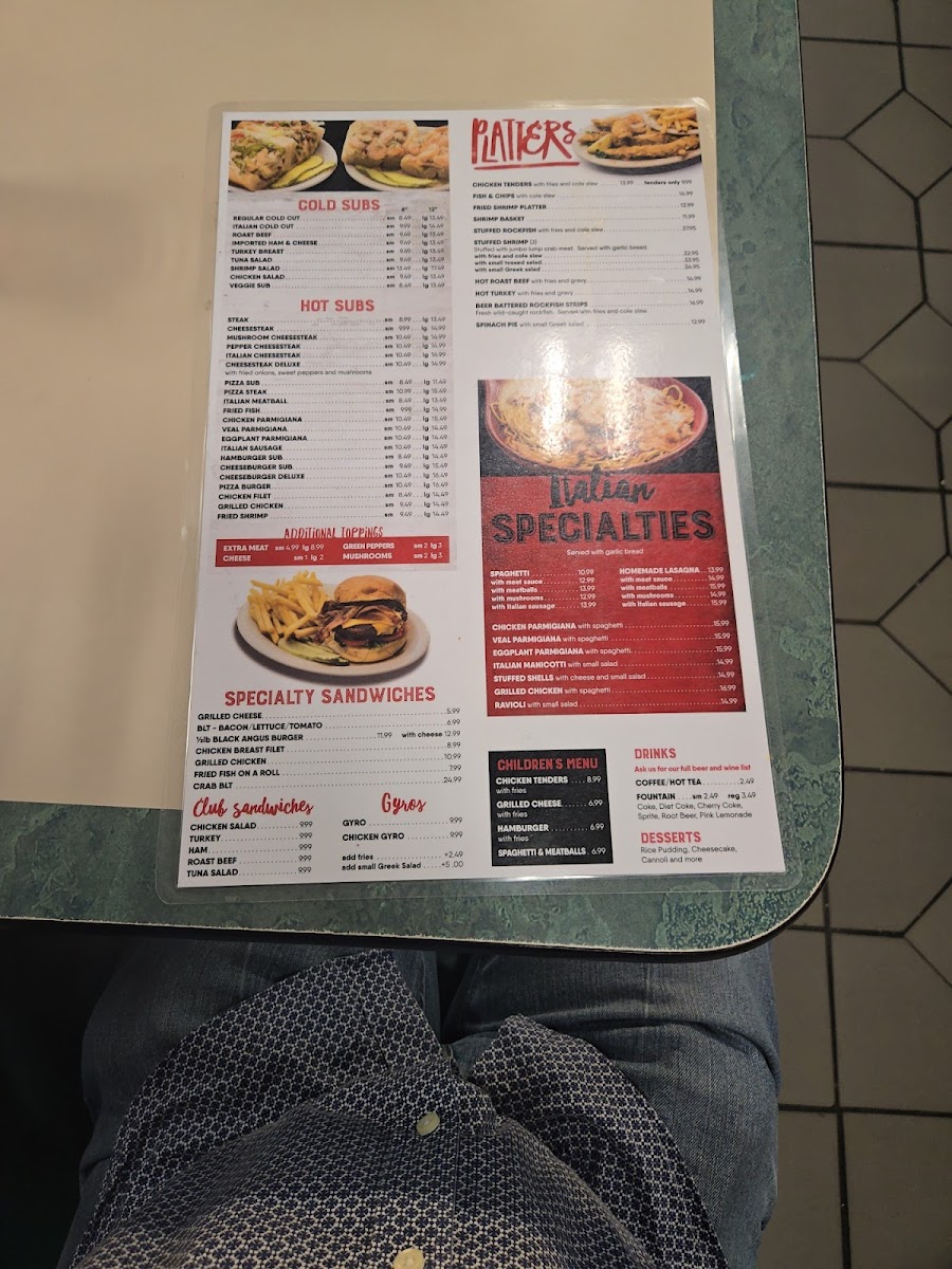 Riverside Pizzeria Menu - Image 1