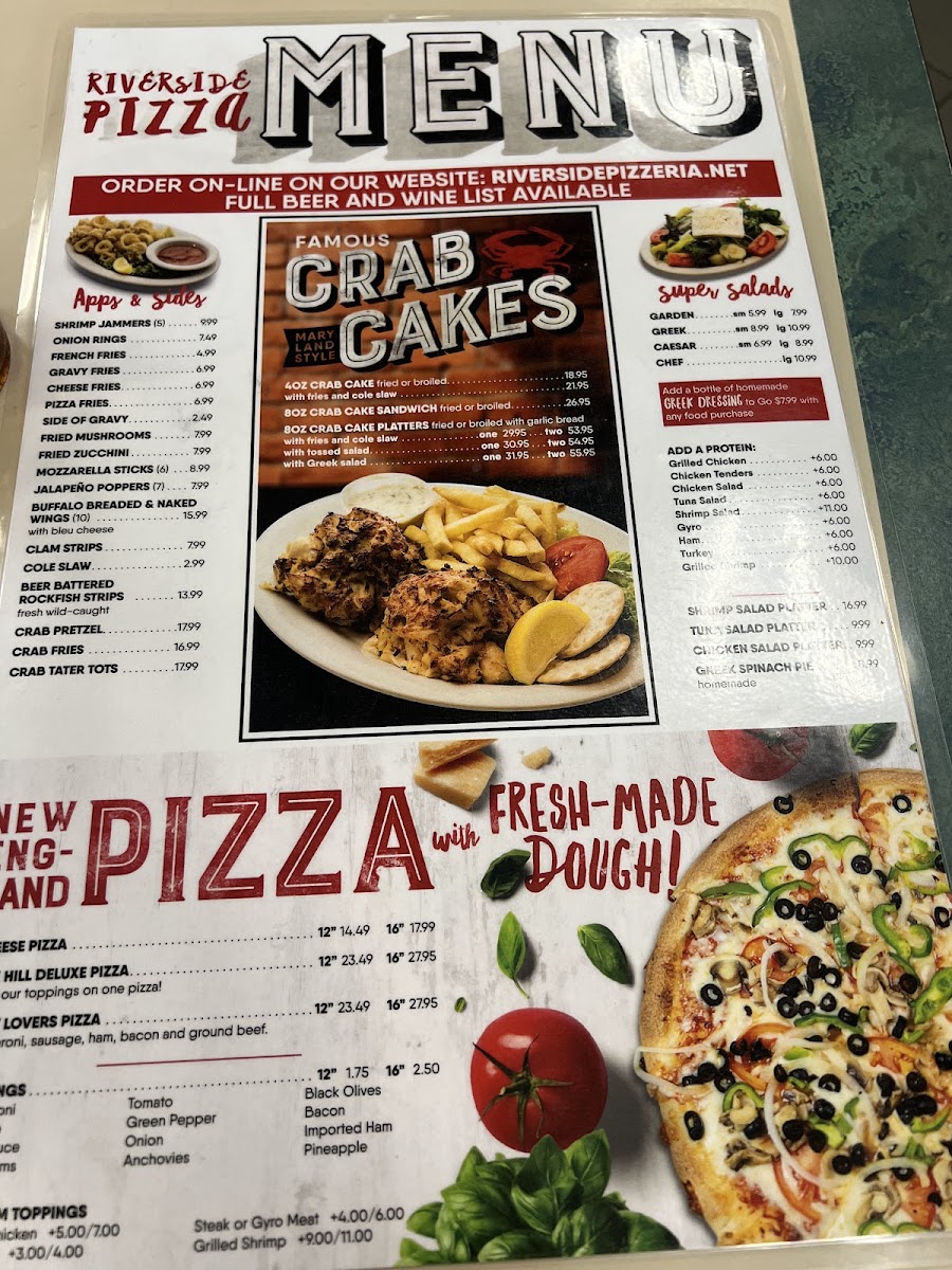 Riverside Pizzeria Menu - Image 3